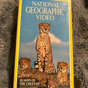 FACTORY SEALED National Geographic Video: Season of the Cheetah VHS
